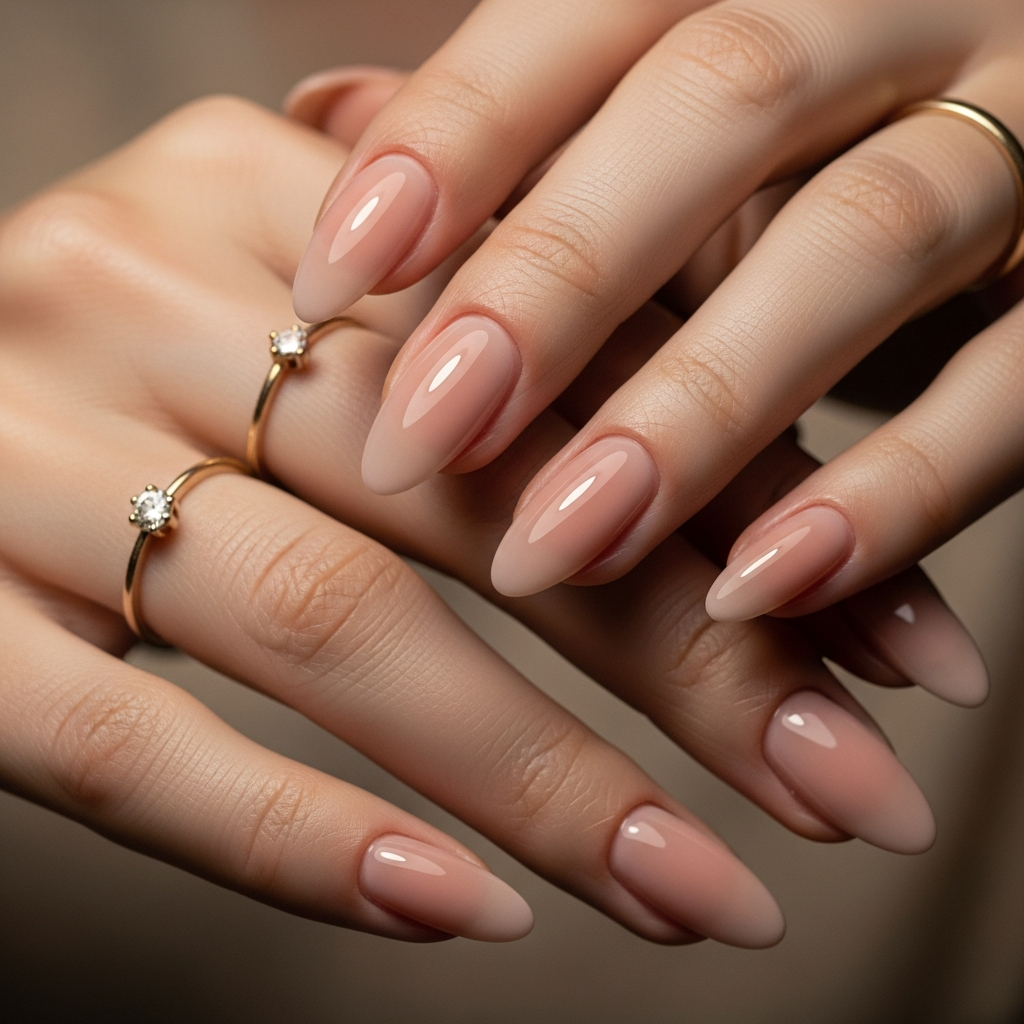 Manicure semipermanente nude profesional a domicilio HEFY